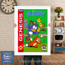 Flicky - Sega Megadrive Inspired Retro Gaming Poster A4 A3 A2 Or A1