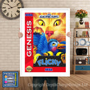 Flicky Ca - Sega Megadrive Inspired Retro Gaming Poster A4 A3 A2 Or A1