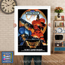 Forgotten Worlds - Sega Megadrive Inspired Retro Gaming Poster A4 A3 A2 Or A1