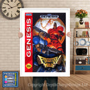 Forgotten Worlds None - Sega Megadrive Inspired Retro Gaming Poster A4 A3 A2 Or A1