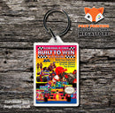Flying Warriors Retro NES Game Cover Art Gaming Keyring