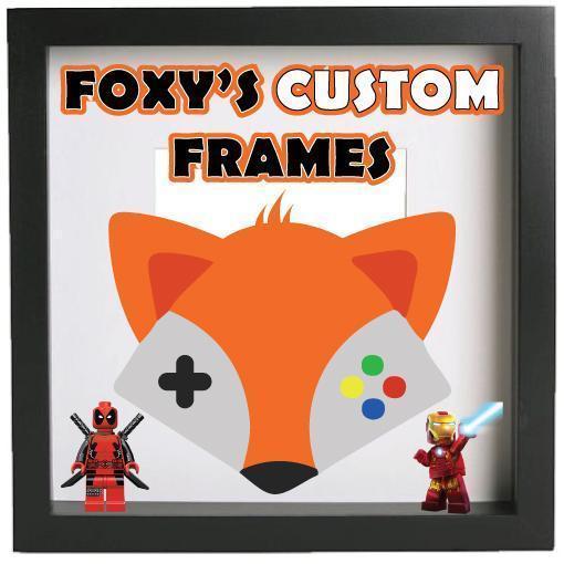 Lego Batman Lego Display Case 2 - Minifigure Display Background and Frames