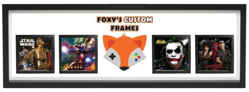 Deadpool Signed Lego Display Case - Minifigure Display Background and Frames