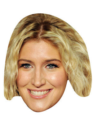 Francesca Hull Celebrity Face Mask Fancy Dress Cardboard Costume Mask