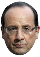 FRANCOIS HOLLANDE JB - TV Star Fancy Dress Cardboard Celebrity Party Face Mask