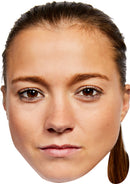 Fran Kirby Lionesses Fancy Dress Cardboard Celebrity Face Mask