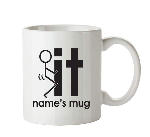 Fuck It Stickman - Adult Mug – printed mug product image 1