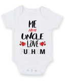 Me and My Uncle Love fulham Personalised FOOTBALL TEAM Baby Grow