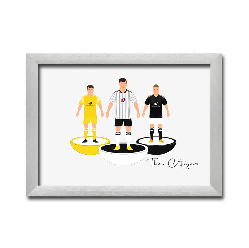 Fulham Football Club gift - Tiny Men Big Balls Poster
