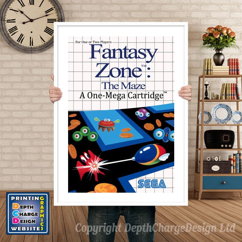 Fz The Maze Inspired Retro Gaming Poster A4 A3 A2 Or A1