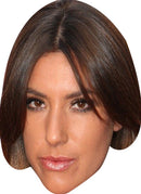 Gabriella Ellis Made In Chelsea Celebrity Face Mask Fancy Dress Cardboard Costume Mask