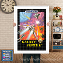Galaxy Force 2 - Sega Megadrive Inspired Retro Gaming Poster A4 A3 A2 Or A1