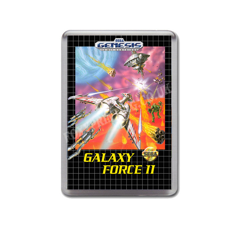 Galaxy Force 2 Game Style Inspired Sega Megadrive Retro Video Gaming Magnet