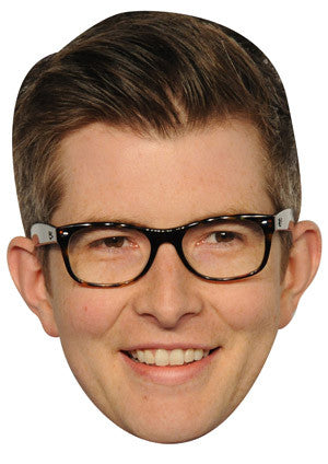 Gareth Malone Celebrity Face Mask Fancy Dress Cardboard Costume Mask