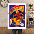 Gargoylesquest2 Retro GAME INSPIRED THEME Nintendo NES Gaming A4 A3 A2 Or A1 Poster Art 252