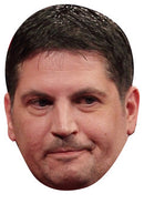 Gary Anderson Ally Pally DARTS Celebrity Face Mask Fancy Dress Cardboard Costume Mask