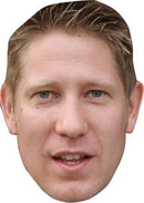 Gary Johnson TT Riders Celebrity Face Mask Fancy Dress Cardboard Costume Mask