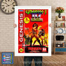 Gauntlet 4 - Sega Megadrive Inspired Retro Gaming Poster A4 A3 A2 Or A1