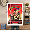 Gauntlet 4 Eu - Sega Megadrive Inspired Retro Gaming Poster A4 A3 A2 Or A1