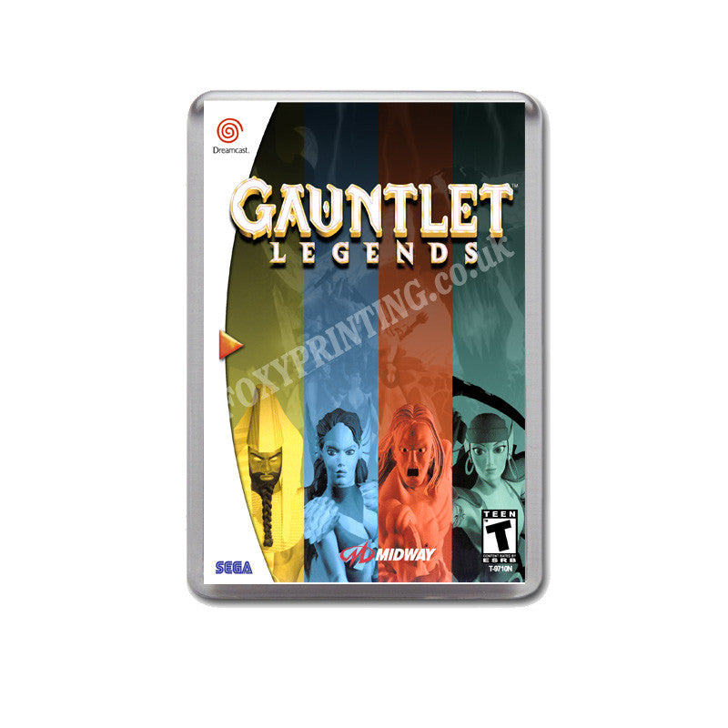 Gaunt Let Legends Sega Dreamcast Style Inspired Retro Game Magnet