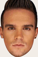 Gaz Geordie Shore Celebrity Face Mask Fancy Dress Cardboard Costume Mask