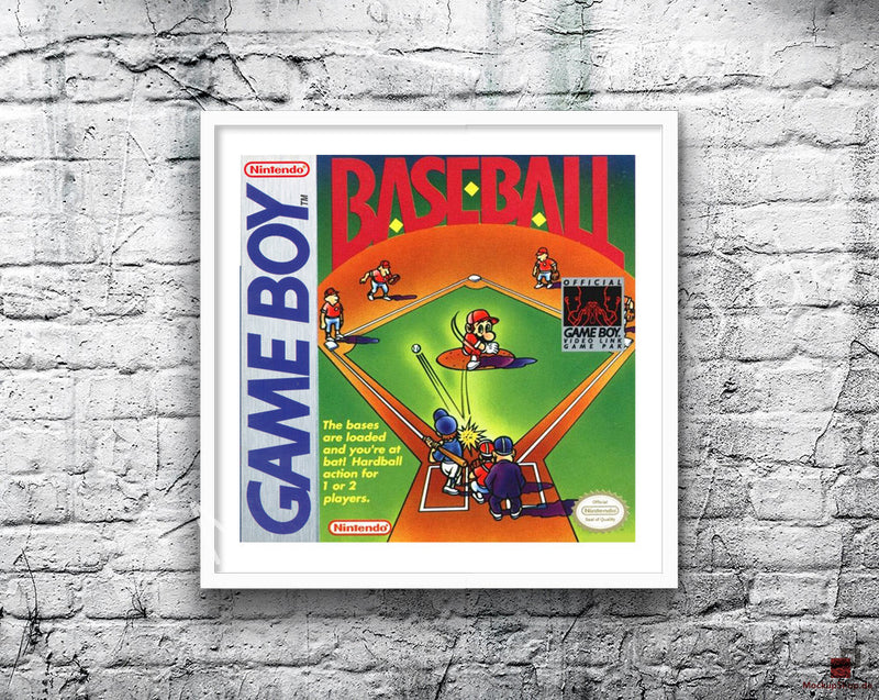 Baseball Game Style Inspired Retro Gaming Poster A2 A3 Or A4