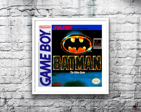 Batman Game Style Inspired Retro Gaming Poster