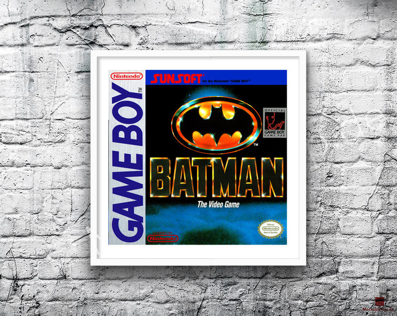 Batman Game Style Inspired Retro Gaming Poster A2 A3 Or A4