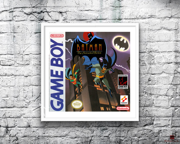 Batman Animated Series Ca Game Style Inspired Retro Gaming Poster