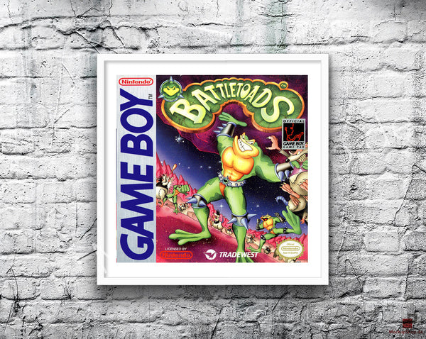 Battle Toads Game Style Inspired Retro Gaming Poster