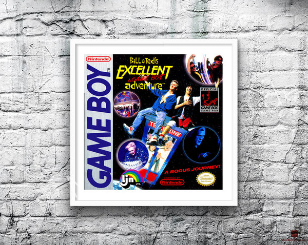 Bill And Teds Excellent Gameboy Adventure Game Style Inspired Retro Gaming