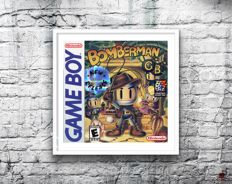 Bomber Man Gb Game Style Inspired Retro Gaming Poster A2 A3 Or A4