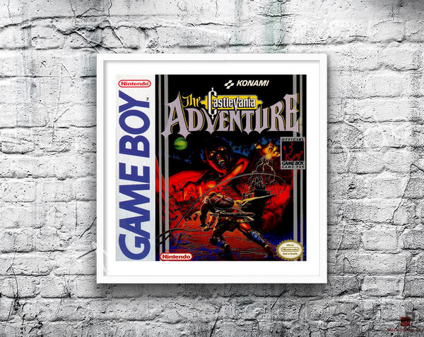 Castlevania Adv Game Style Inspired Retro Gaming Poster