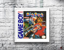 Digdug Game Style Inspired Retro Gaming Poster A2 A3 Or A4