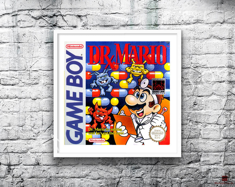 Dr Mario 0 Game Style Inspired Retro Gaming Poster A2 A3 Or A4