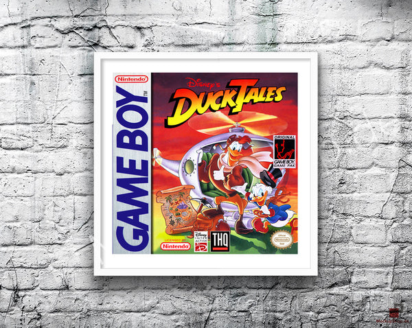 Ducktales Game Style Inspired Retro Gaming Poster