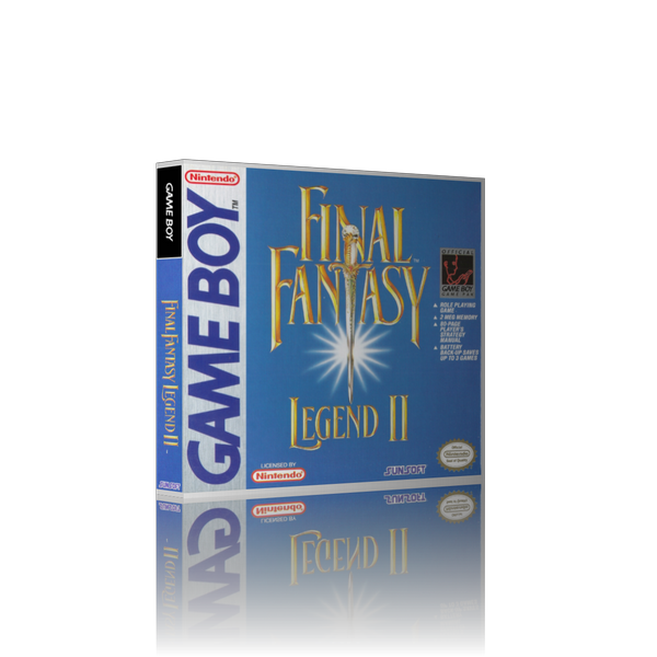 Final Fantasy legend 2 REPLACEMENT Retro Gaming Case