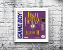Final Fantasy Legend 3 Game Style Inspired Retro Gaming Poster A2 A3 Or A4