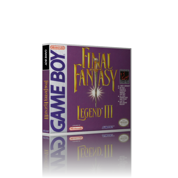 Final Fantasy legend 3 REPLACEMENT Retro Gaming Case
