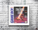 Final Fantasy Legend Game Style Inspired Retro Gaming Poster A2 A3 Or A4