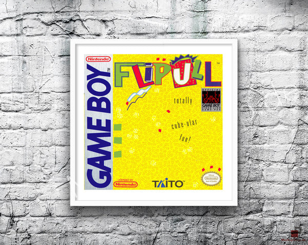 Flipull Game Style Inspired Retro Gaming Poster