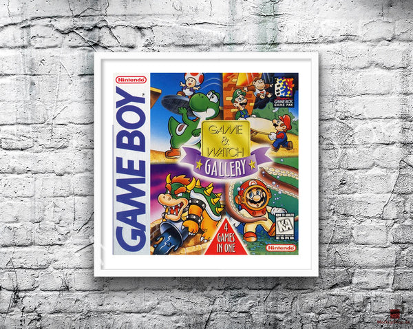 Game And Watch Gallery Game Style Inspired Retro Gaming Poster