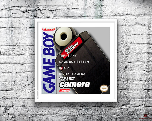 Gameboy Camera Game Style Inspired Retro Gaming Poster