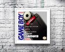 Gameboy Camera Game Style Inspired Retro Gaming Poster A2 A3 Or A4