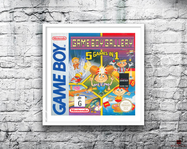 Gameboy Gallery Au Game Style Inspired Retro Gaming Poster