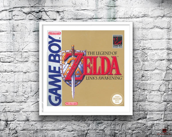 Legend Of Zelda Links Awakening Au Game Style Inspired Retro Gaming Poster