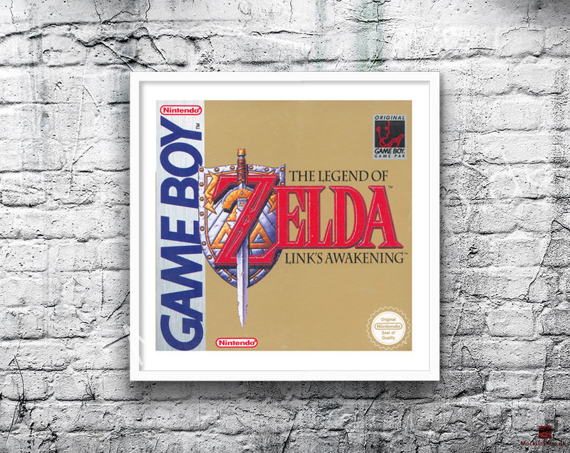 Legend Of Zelda Links Awakening Au Game Style Inspired Retro Gaming Poster A2 A3 Or A4