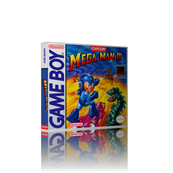 Megaman 3 REPLACEMENT Retro Gaming Case