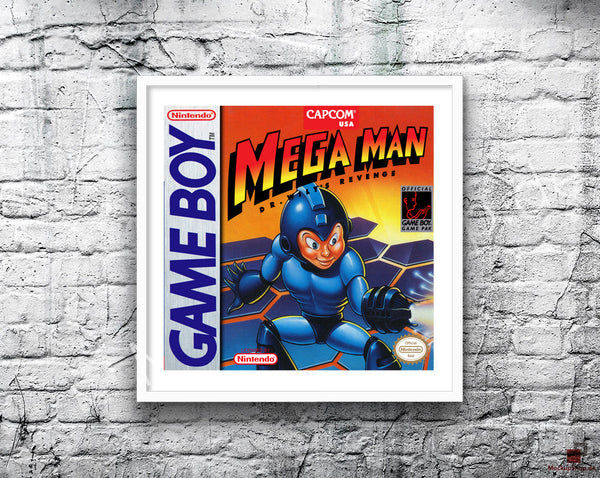 Megaman Game Style Inspired Retro Gaming Poster