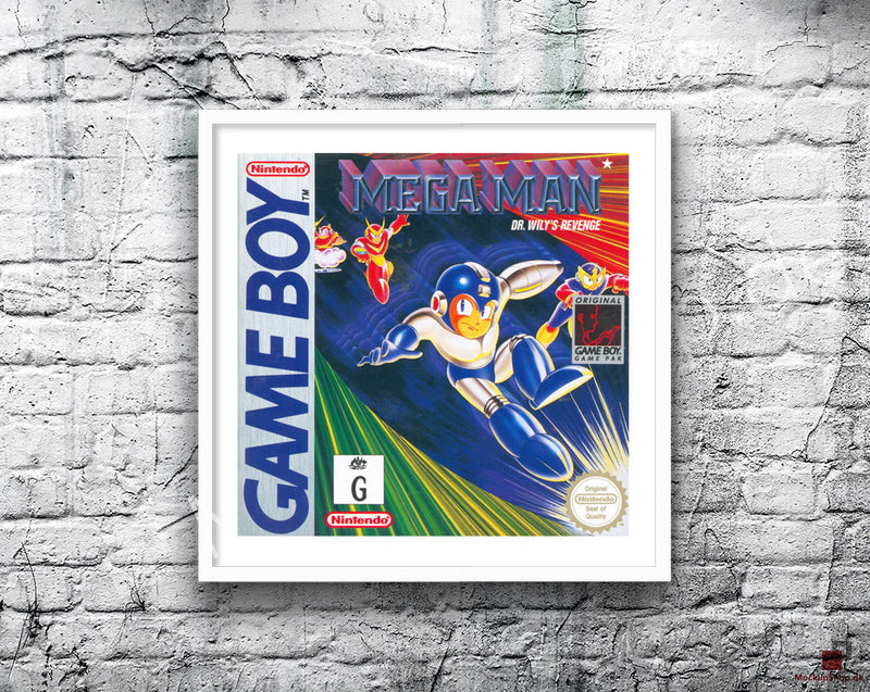 Megaman Dr Wilys Revenge Game Style Inspired Retro Gaming Poster A2 A3 Or A4